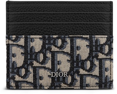 Dior Oblique 提花 (6 卡槽) 卡片夾 米色 黑色 Buy Dior Oblique 提花 (6 卡槽) 卡片夾 米色 黑色