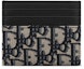 Order Dior Oblique Jacquard (6 Slot) Card Holder Beige Black