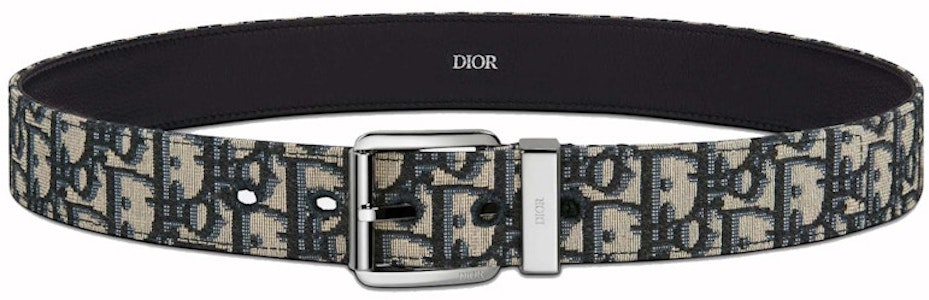 Dior Tali Pinggang Oblique Jacquard Beige/Hitam Buy Dior Tali Pinggang Oblique Jacquard Beige/Hitam
