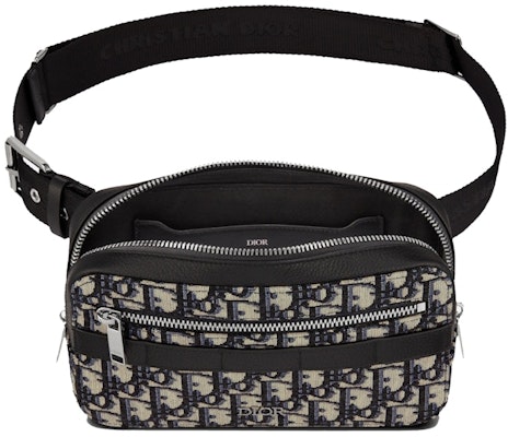 Dior Oblique Jacquard Belt Pouch Beige/Black Lookbook Dior Oblique Jacquard Belt Pouch Beige/Black