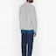 Shop DIOR Oblique Letter Print Long Sleeve Shirt for Men Gray 113C511A5046-C078