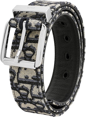 DIOR Oblique Print Calfskin Belt, Multicolor, 3.5cm 4333PLYSE-H05E Shop DIOR Oblique Print Calfskin Belt, Multicolor, 3.5cm 4333PLYSE-H05E