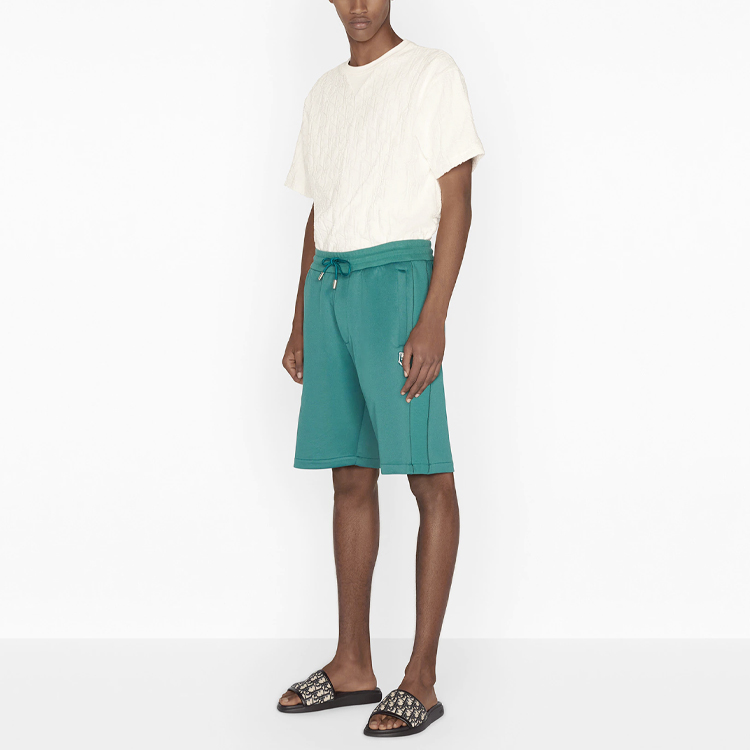 Details for DIOR Oblique Cetakan Kemeja-T Leher Bulat Kapas Putih 113J692A0614-C020