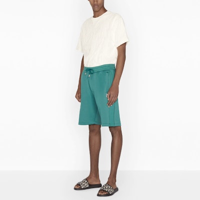 DIOR Oblique Cetakan Kemeja-T Leher Bulat Kapas Putih 113J692A0614-C020 Details for DIOR Oblique Cetakan Kemeja-T Leher Bulat Kapas Putih 113J692A0614-C020