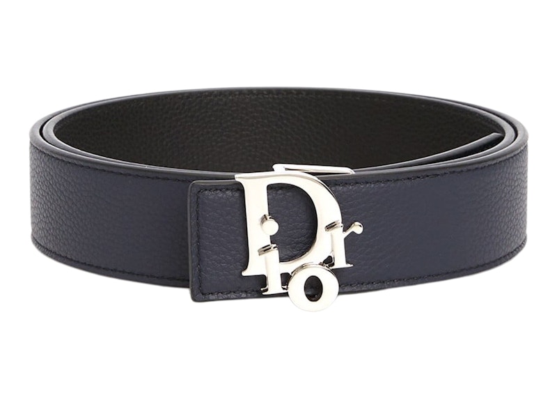 Dior Oblique Reversible Belt Navy/Black