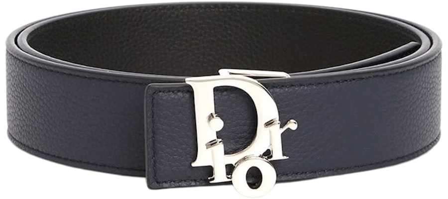 Dior Oblique Reversible Belt Navy/Black Buy Dior Oblique Reversible Belt Navy/Black