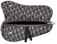 Order Dior Oblique Saddle Bag Black