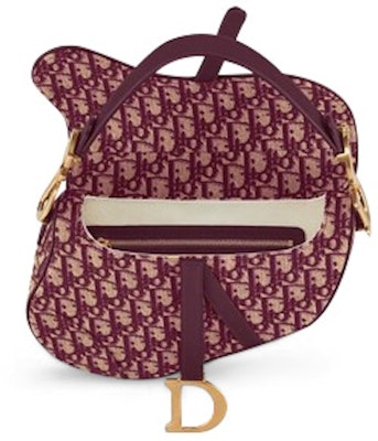 Dior Oblique Saddle Bag Burgundy Order Dior Oblique Saddle Bag Burgundy
