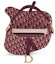 Order Dior Oblique Saddle Bag Burgundy