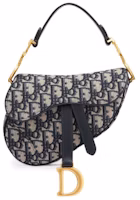 Dior Oblique Saddle Bag Mini Blue Dior Oblique Saddle Bag Mini Blue