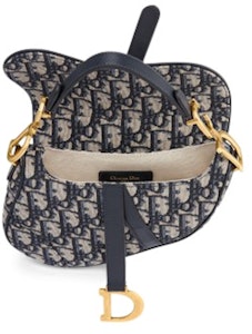 Dior Oblique Saddle Bag Mini Biru Lookbook Dior Oblique Saddle Bag Mini Biru