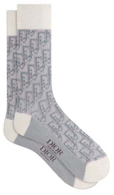 Dior Oblique Socks White/Silver Buy Dior Oblique Socks White/Silver