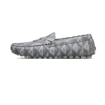 Dior Odeon Driver Loafer 'CD Diamond - Grey'