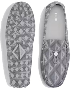 DIOR迪奧 皮革 CD Diamond 圖案 圓頭 樂福鞋 男款 灰色 Details for DIOR迪奧 皮革 CD Diamond 圖案 圓頭 樂福鞋 男款 灰色