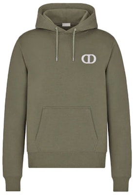 DIOR オリーブ 刺繍ロゴ スウェットシャツ 113J698A0531-C680 Order DIOR オリーブ 刺繍ロゴ スウェットシャツ 113J698A0531-C680