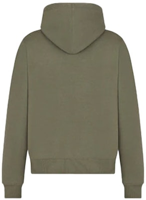 DIOR オリーブ 刺繍ロゴ スウェットシャツ 113J698A0531-C680 Lookbook DIOR オリーブ 刺繍ロゴ スウェットシャツ 113J698A0531-C680