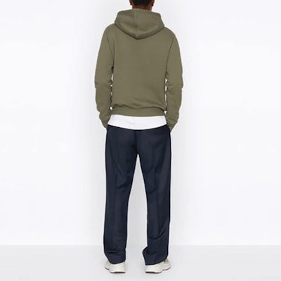 DIOR オリーブ 刺繍ロゴ スウェットシャツ 113J698A0531-C680 Sizing DIOR オリーブ 刺繍ロゴ スウェットシャツ 113J698A0531-C680