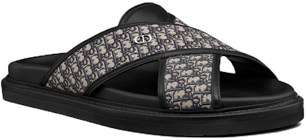 Dior迪奧 露趾一字套穿 時尚涼拖 男款 黑色 Lookbook Dior迪奧 露趾一字套穿 時尚涼拖 男款 黑色