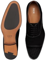 Dior Oxford 'Timeless Oblique' Hitam 3DE333ZTJ_H900 Details for Dior Oxford 'Timeless Oblique' Hitam 3DE333ZTJ_H900