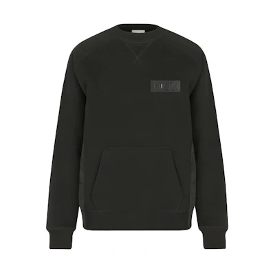 DIOR Patchwork Logo Loose Fit Sweatshirt Black () 213J643A0687-C989