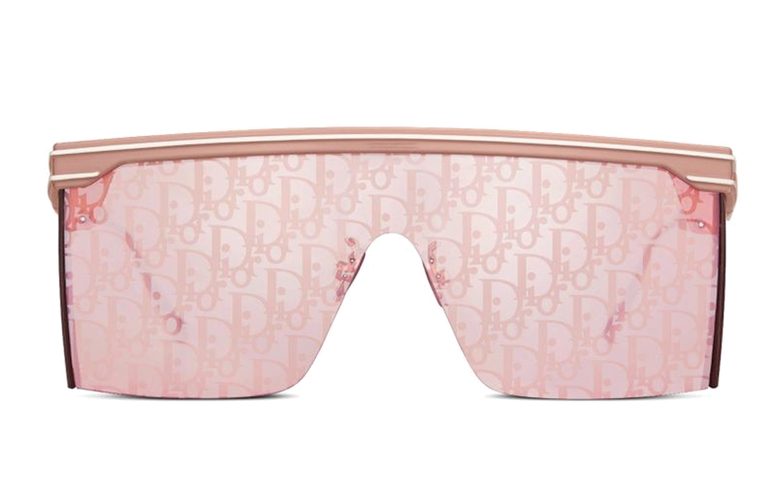 DIOR Pink Acetate Irregular Logo Sunglasses Unisex Eyewear Couples Style. DIORCLUBM1U40L8-00 圖 3