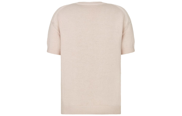 DIOR Pink Cotton Knit Short Sleeve T-Shirt. 143M656AT294-C488 圖 3