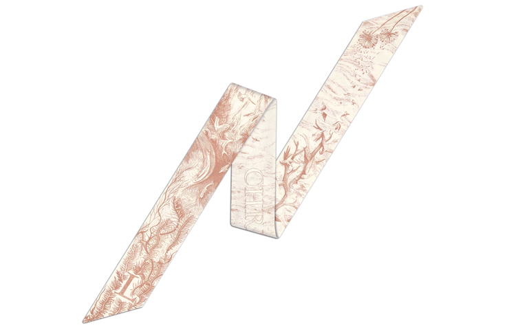 Dior Pink Silk Twill Scarf 11ABC106L600-C408 圖 2