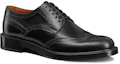 Order Dior Sepatu Brogue Derby Kulit Calf Hitam 3DE298YQD_H900