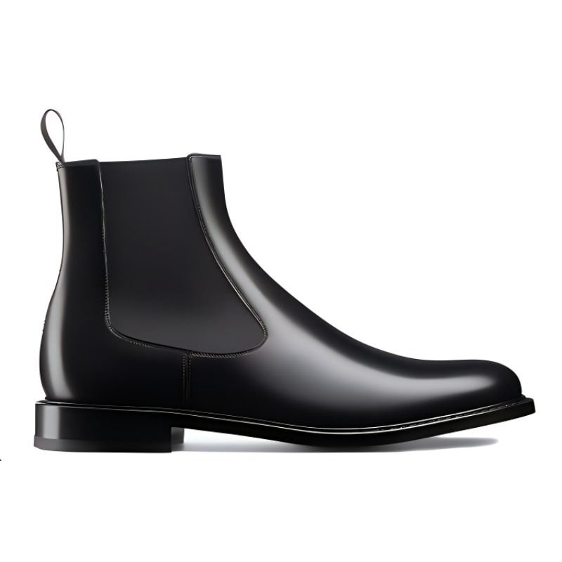 Order Dior Gepolijste Kalfsleren Chelsea Boots ''Zwart'' 3BO227YTU_H900