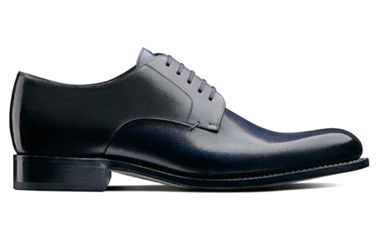 Order Dior Polished Calfskin Derby 'Navy Blue' 3DE312VJH_H561