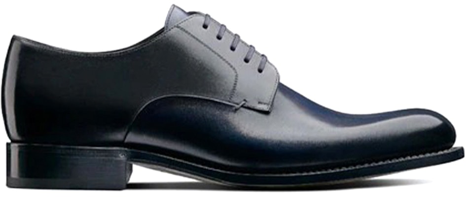 Dior Polished Calfskin Derby 'Navy Blue' 3DE312VJH_H561 Order Dior Polished Calfskin Derby 'Navy Blue' 3DE312VJH_H561