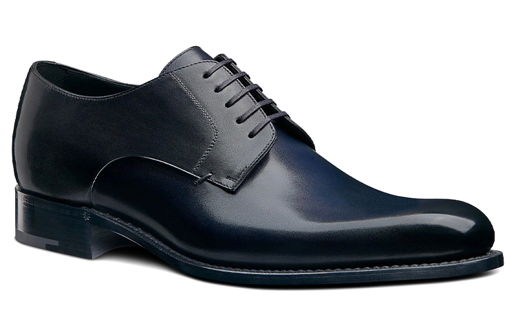 Dior Polished Calfskin Derby 'Navy Blue' 圖 3
