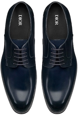 Diorネイビーブルー ポリッシュドカーフスキンダービー 3DE312VJH_H561 Shop Diorネイビーブルー ポリッシュドカーフスキンダービー 3DE312VJH_H561