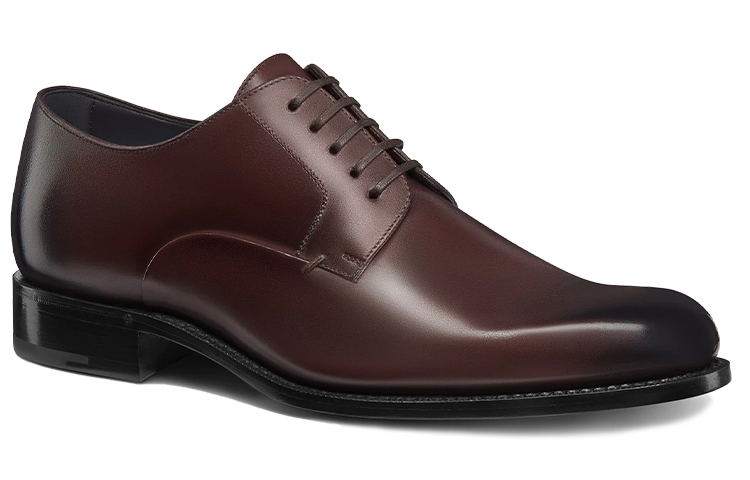 Lookbook Dior Glanzend Kalfslederen Nette Schoen ''Bruin'' 3DE299VJH_H760