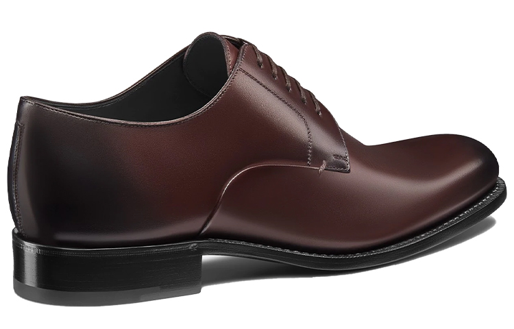 Shop Dior Glanzend Kalfslederen Nette Schoen ''Bruin'' 3DE299VJH_H760