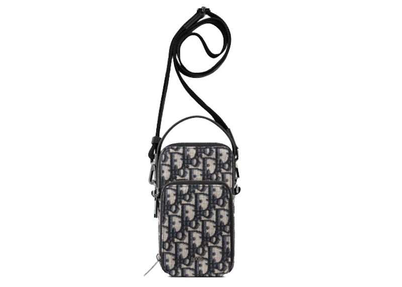 Dior Pouch Oblique Jacquard Beige/Black