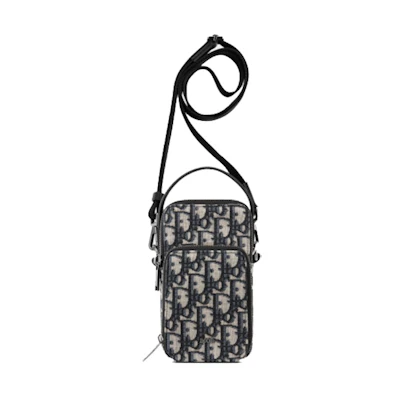 Dior Pouch Oblique Jacquard Beige/Black