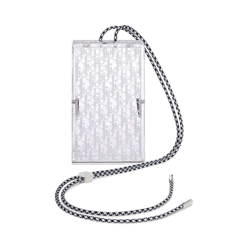 Dior Pouch Oblique Plexiglass Clear
