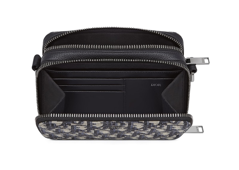 Order ディオール オブリーク ジャカード ポーチ ショルダー ベージュ/黒
