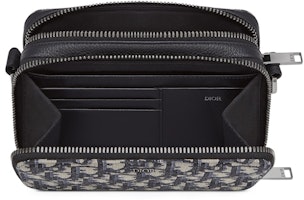 迪奥斜纹交织肩带小包 米色/黑色 Order 迪奥斜纹交织肩带小包 米色/黑色