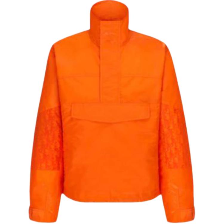 DIOR Printed Patchwork Logo High Collar Jacket 193C402A5149-282