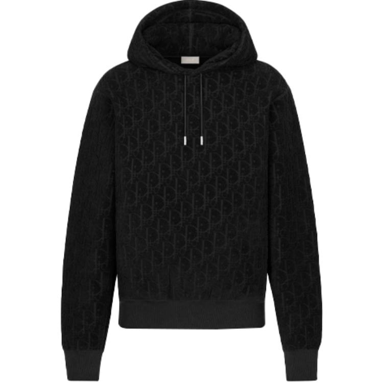 DIOR Printed Pullover Hoodie Black 113J631A0684-C989