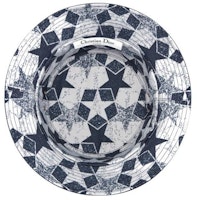 DIOR Printed Reversible Cotton Blend Bucket Hat Unisex Couple Style Blue. 21DET923A130-C580 DIOR Printed Reversible Cotton Blend Bucket Hat Unisex Couple Style Blue. 21DET923A130-C580
