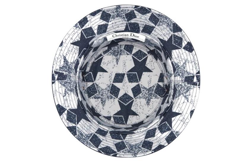 Order DIOR Topi Bucket Reversible Unisex Bahan Katun Motif Biru. 21DET923A130-C580