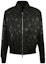 Buy DIOR Printed Zip-Up Jacket with Stand Collar in Black 933C403A4617-589