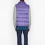 Purchase DIOR Ungu Down Vest, Ritsleting, Warna Solid, Musim Baru. 033C410A4462-C474