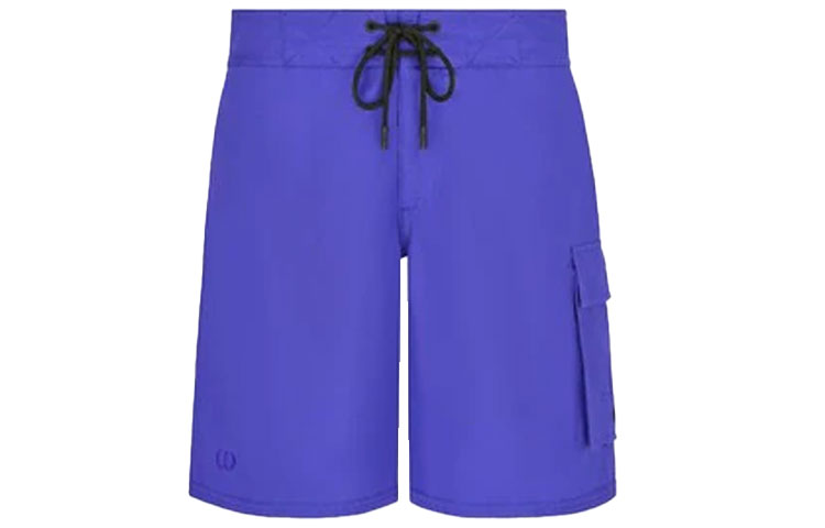 DIOR Purple Icon Print Short Swim Trunks - Seasonal New Arrival 033B101CB040-C585