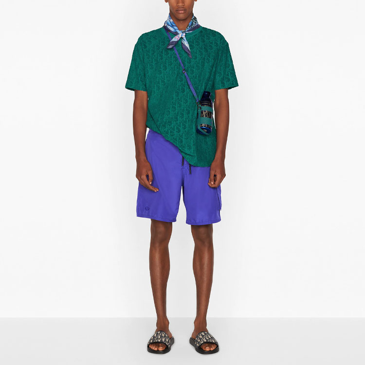 Shop DIOR Seluar Renang Pendek Ikon Ungu - Ketibaan Baru Musim 033B101CB040-C585