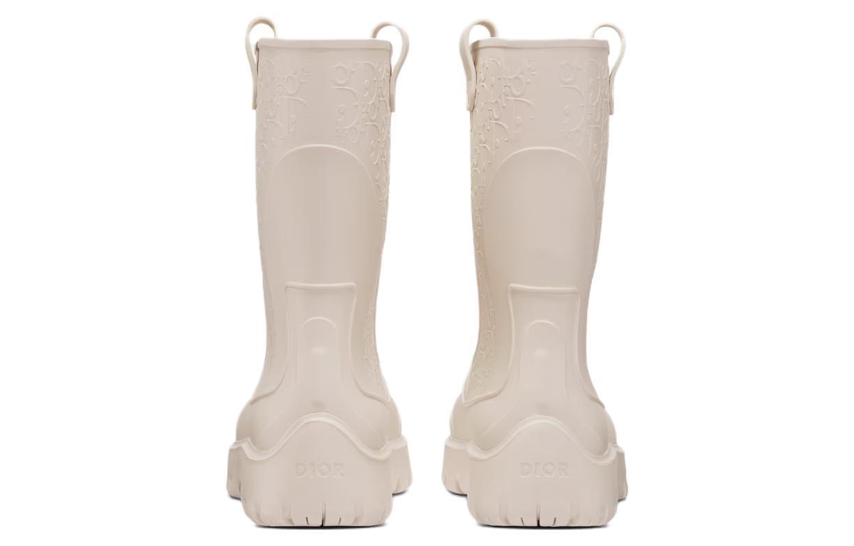Shop Stivale da Pioggia Dior ''Beige'' 3BO338ZWJ_H140