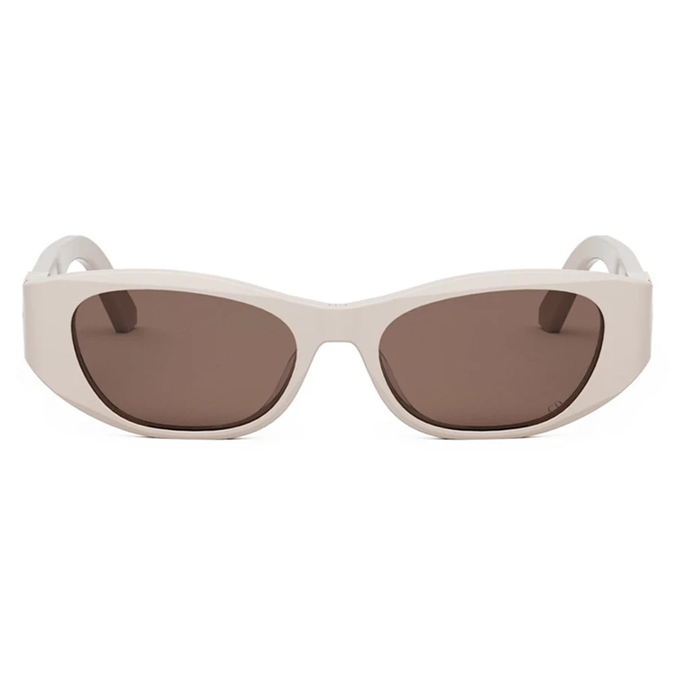 DIOR Rectangle Beige Sunglasses Unisex Couple Style with Cut-Out Design 30MONTAIGNES9U 圖 3